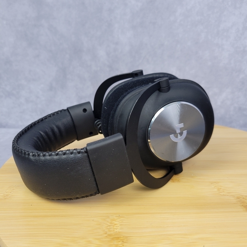 Logitech Pro Headphones with the case